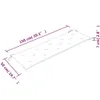Batavia-Bank mit Grauem Kissen 150 cm Massivholz Teak Produktbild-Vorschau 7