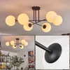 Fossobiubo Deckenlampe aus Metall/Glas in Schwarz/Weiß Produktbild-Vorschau 1