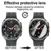 A comparison image showing a scratched watch screen before and after applying a protective film. Anteprima dell’immagine prodotto