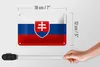 Blechschild Flagge Slowakei 18x12cm Flag of Slovakia Produktbild-Vorschau 5