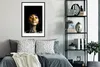 MuchoWow® MuchoWow® Gerahmtes Poster Frau - Ohrringe - Lehm Produktbild-Vorschau 2