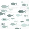 20 Servietten Communion Fishes green - Fische mit Liebe, Produktbild-Vorschau 2