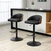 HOMCOM 2er-Set Barhocker drehbare Barstühle mit Fußstütze Produktbild-Vorschau 10