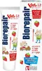 A product shot of Biorepair Oral Care Kids toothpaste tube and its packaging. Produktbild-Vorschau