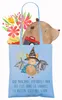 Mr. & Mrs. Panda Shopping Tasche Fledermaus Zauberer - Sky Produktbild-Vorschau 3