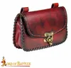 Gürteltasche aus Leder mit Flechtrand "Aelindra" - Rotbraun Produktbild-Vorschau 2