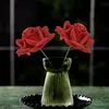 Roses en cire avec tige comme roses artificielles Fleurs de Voir les images du produit 3