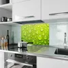 Küchenrückwand Spritzschutz Glas mit Motiv Wassertropfen 40 Produktbild-Vorschau 2