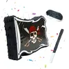 Relaxdays Pinata s pirátskou vlajkou, s tyčou a maskou, Náhľad obrázku produktu 1
