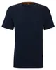 Herren Kurzarm T-Shirt Blau mit Rundhalsausschnitt und Produktbild-Vorschau 8