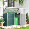 Outsunny Mülltonnenbox Müllbox abschließbar Gerätebox mit Produktbild-Vorschau 2