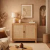 2-türiges Sideboard mit Rattan-Geflecht, B 80 cm – ALIA Produktbild-Vorschau 2