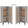 Sideboard Betongrau 34,5x34x90 cm Holzwerkstoff Produktbild-Vorschau 8