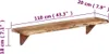 vidaXL Mensole a muro 2 pezzi 110x20x18 cm in legno Anteprima dell’immagine prodotto 15