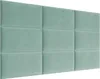 Panneau mural capitonné 60x30 PAG – turquoise Voir les images du produit 3