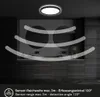 LED Deckenlampe Rund Slim Panel Lampe 16W 1900 Im Bewegungs Produktbild-Vorschau 5