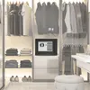 A safe inside a closet with clothes and shoes. Produktbild-Vorschau