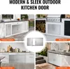 SucceBuy 1067 x 534 mm dvojitá grilovací dvířka, vertikální Náhled obrázku produktu 6