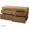 Teako Design Badmöbel Set Sunne 120 cm Teakholz mit Schrank Produktbild-Vorschau 11