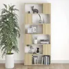 vidaXL Bibliothèque Séparation de pièce Chêne Sonoma Voir les images du produit 6