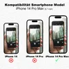 2x iPhone 14 Pro Max Full Screen Cover Panzer Schutz Glas Produktbild-Vorschau 2