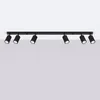 Spot KARBON czarny 6xGU10x10W aluminium wym:16,5x117x6,5cm Podgląd zdjęcia produktu 1