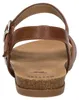 Mustang Sandalen Plat  Sandalen Plat - Cognac - Maat 41 Produktbild-Vorschau 3