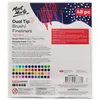 Mont Marte Dual Tip Brush Pen & Fineliner 48 Farben – Produktbild-Vorschau 7
