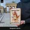 LANOLU Retro Blechschild Hühnerstall - FRISCHE EIER - Produktbild-Vorschau 3