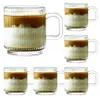 Gläser, Becher mit Henkel für Kaffee und Tee LUXITO STRIPS Produktbild-Vorschau 1