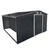 4iQ Stabiler Stahl Geräteschuppen 324x313x149 cm – 10 m² Produktbild-Vorschau 1