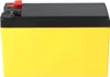 A yellow battery with a black top and red and black terminals. Podgląd zdjęcia produktu