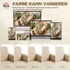 HOMCOM Sofa 2 Sitzer Couch mit 2 Wurfkissen, Stauraum Produktbild-Vorschau 7