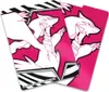 Two Pokemon card sleeves with a white dragon-like creature on a pink background. Anteprima dell’immagine prodotto