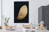 MuchoWow® - Leinwandbilder - Gold - Blätter - Schwarz - Produktbild-Vorschau 5