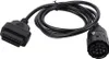 Trade-Shop OBD2 Diagnose Adapter Kabel BMW 10pin auf 16pin Produktbild-Vorschau 1