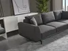 Viersitzer Sofa 4 Sitzer Sofas Modern Grau Design Stoff Produktbild-Vorschau 6