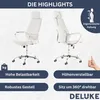 DELUKE® Bürostuhl Ergonomisch FUGOR Schreibtischstuhl mit Produktbild-Vorschau 3