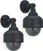 relaxdays Schwarzer Kamera Dummy Dome-Form 2er Set Produktbild-Vorschau 1