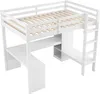 Flieks Etagenbett 90x200cm mit Schreibtisch und Regal, Produktbild-Vorschau 10