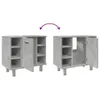 Two identical grey cabinets shown separately. Produktbild-Vorschau