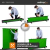 Walimex pro zwijane tło panelowe zielone 165 x 220 cm, Podgląd zdjęcia produktu 2