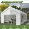 Faltpavillon 4x6m Pavillon Faltbar Wasserdicht Gartenzelt, Produktbild-Vorschau 9
