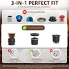 Tragbare Kaffeemaschine mit Milchaufschäumer 3-in-1, 20 Bar Produktbild-Vorschau 3