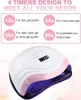 168W Nageltrockner Lampe,36 UV LED Lampe für Nägel Gelnägel Produktbild-Vorschau 2