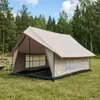 vidaXL Hütten-Zelt Creme 340 x 246 x 210 cm Polybaumwolle Produktbild-Vorschau 2