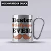 Trendation - Bester Stiefpapa Ever Geschenk Edelstahl Tasse Produktbild-Vorschau 2