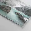 Bilder auf glas - Einteilig - Berge See Schnee - 100x40cm - Produktbild-Vorschau 5