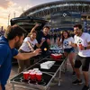 ACXIN, set na hru Beer Pong, skladací, s nastaviteľnou Náhľad obrázku produktu 12