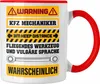 Trendation - KFZ Mechaniker Tasse Geschenk Lustig Spruch Produktbild-Vorschau 1